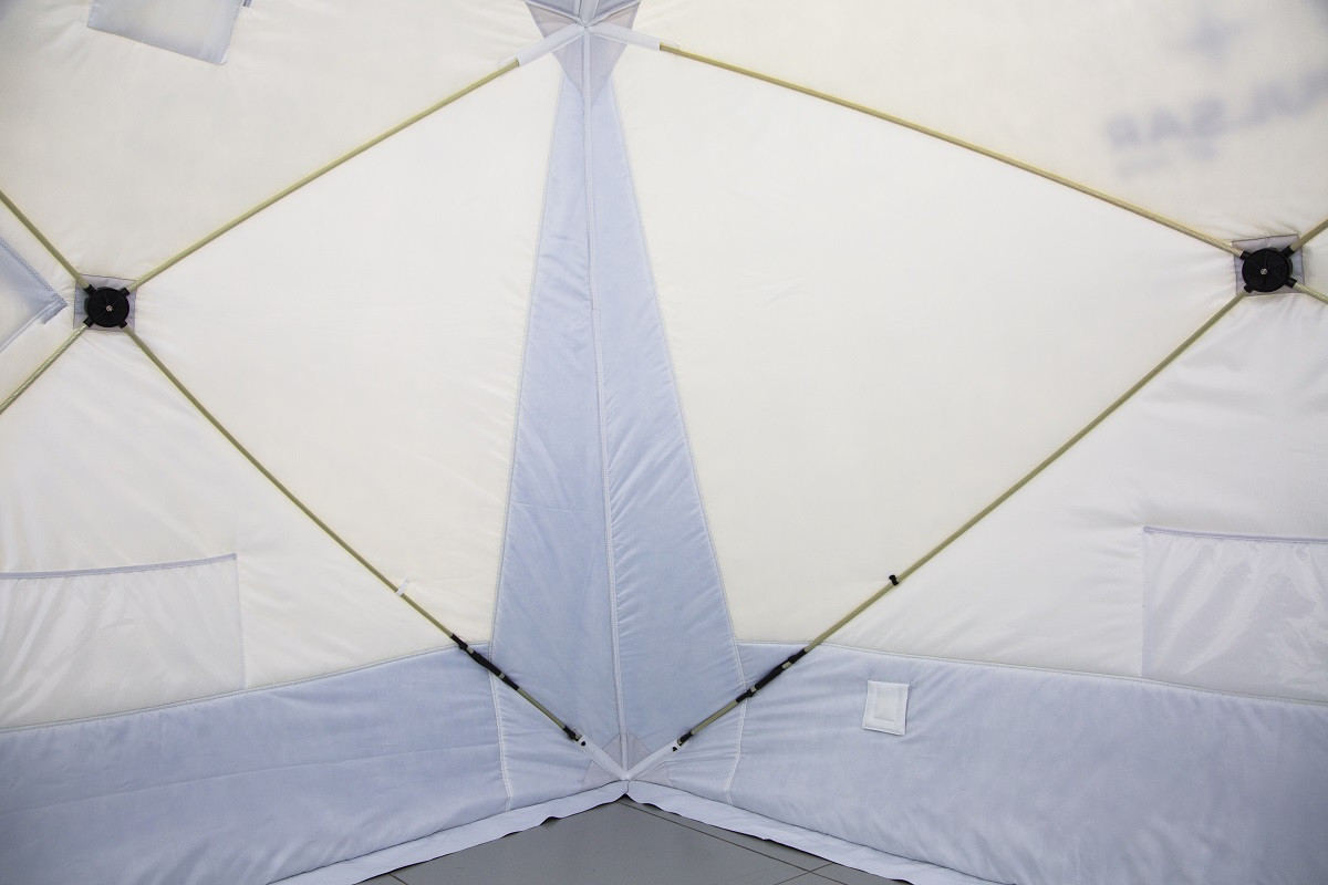 Палатка зимняя PULSAR 3T long Compact Трехслойная 2.0х2.6х1.8 м - фото 7 - id-p193343488