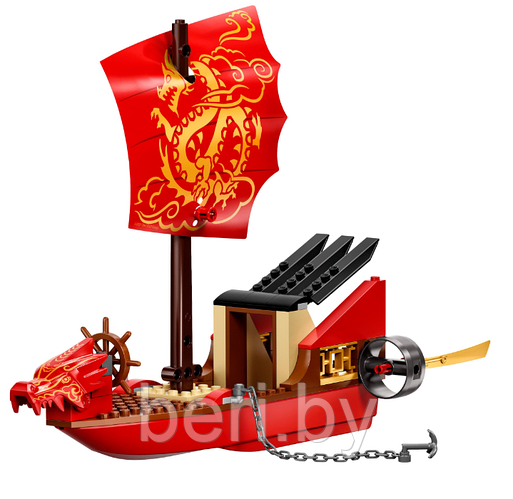 60079 Конструктор Lari Ninjago "Дар Судьбы Решающая битва", 169 деталей ...