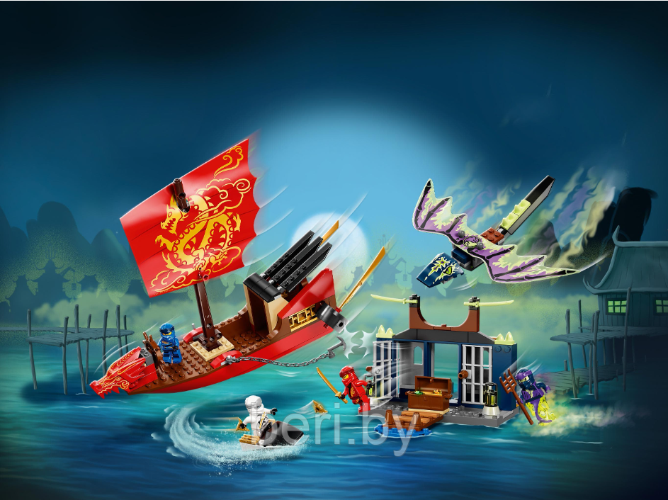 60079 Конструктор Lari Ninjago "Дар Судьбы Решающая битва", 169 деталей, аналог Lego Ninjago - фото 9 - id-p193343858