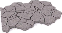 Плитка тротуарная "Песчаник" Цвет серый