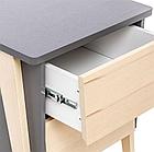 Тумбочка "Сканди" 2 ящ. (Натуральное дерево/серый ясень), фото 6