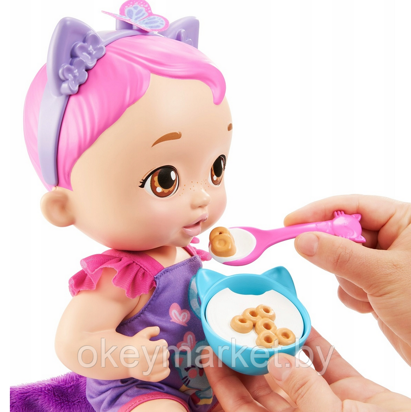 Кукла Mattel My Garden Baby Baby Кормление и сон HHP27 - фото 4 - id-p193378739