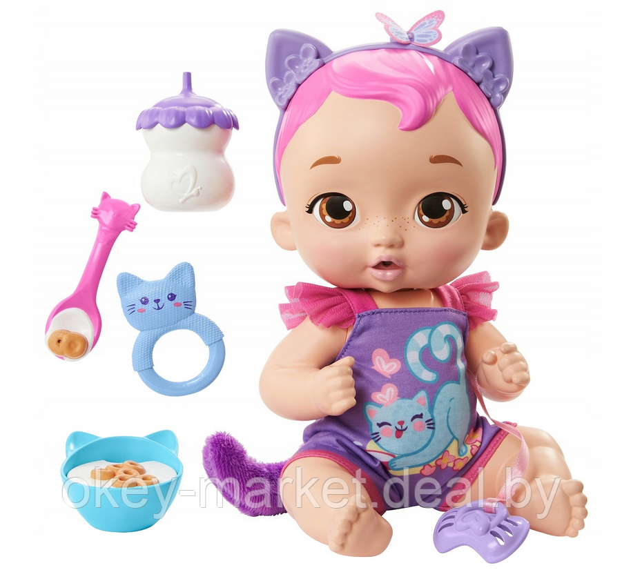 Кукла Mattel My Garden Baby Baby Кормление и сон HHP27 - фото 1 - id-p193378739