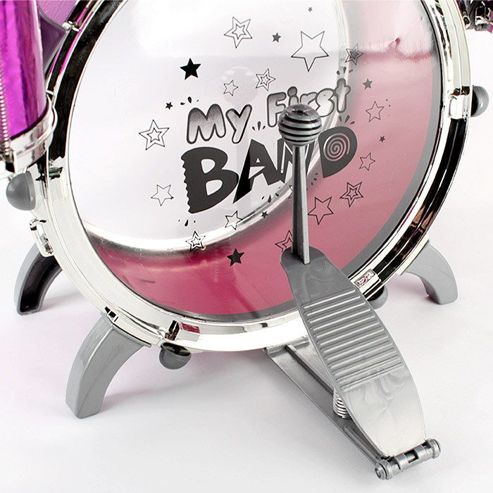 Игровой набор "Барабанная установка"Розовый - фото 4 - id-p193378786