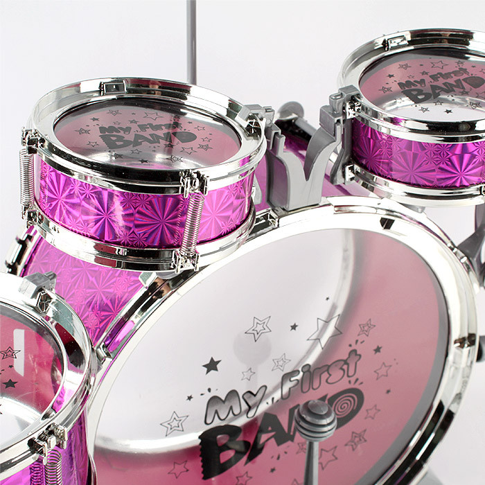 Игровой набор "Барабанная установка"Розовый - фото 5 - id-p193378786