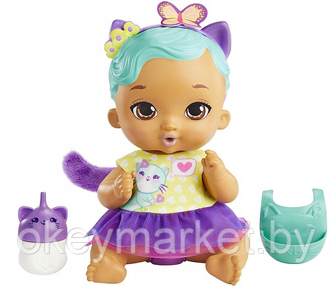 Кукла Mattel My Garden Baby - голубо-фиолетовый котенок HHL22, фото 2