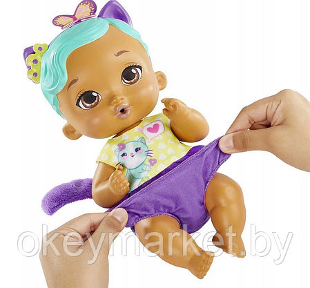 Кукла Mattel My Garden Baby - голубо-фиолетовый котенок HHL22, фото 3