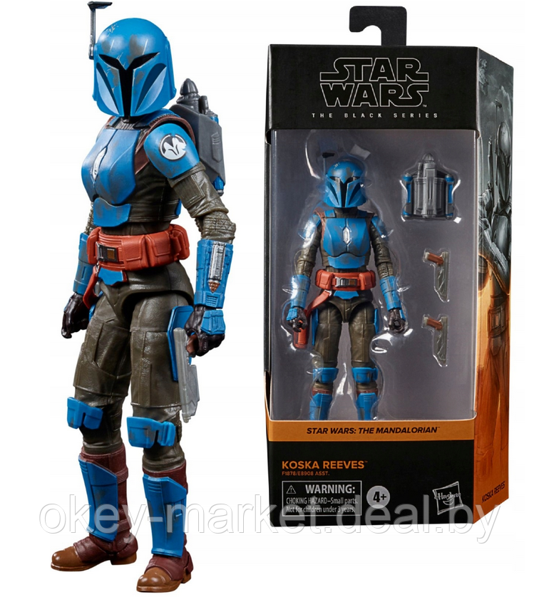 Фигурка Мандалорец Star Wars Mandalorian Koska Reeves Hasbro F1878 - фото 1 - id-p193387801