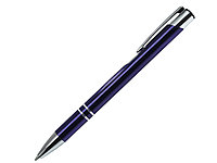 Ручка шариковая, металл, синий/серебро