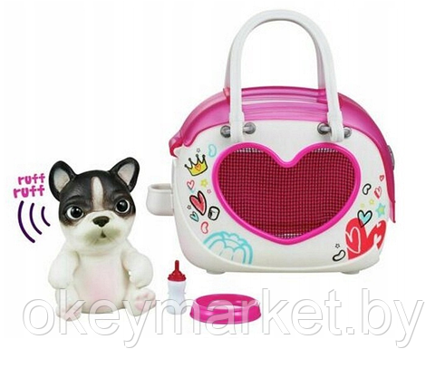 Игрушка Little Live Pets Cквиши-щенок в переноске 28942, фото 2