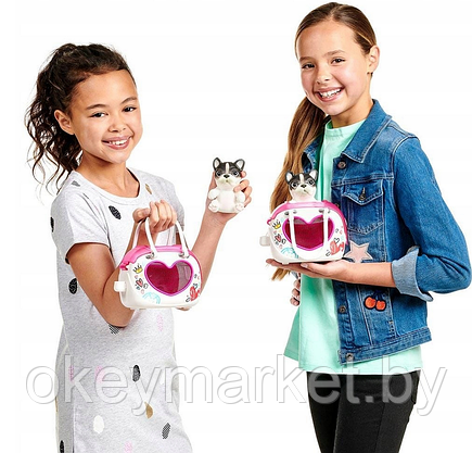Игрушка Little Live Pets Cквиши-щенок в переноске 28942, фото 3