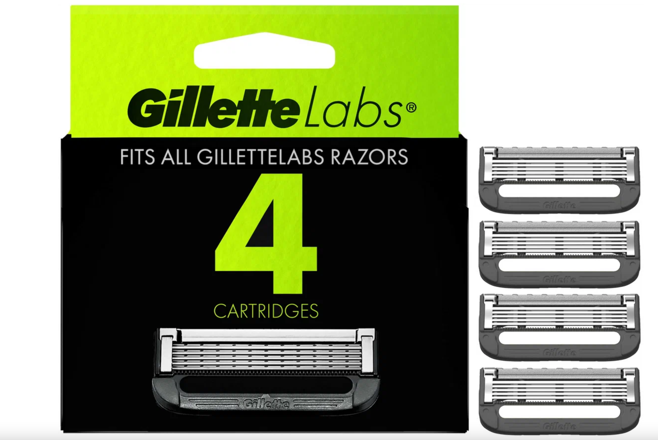 Сменные кассеты Gillette Labs, 4 шт.