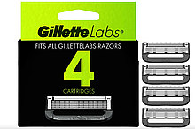 Сменные кассеты Gillette Labs, 4 шт.