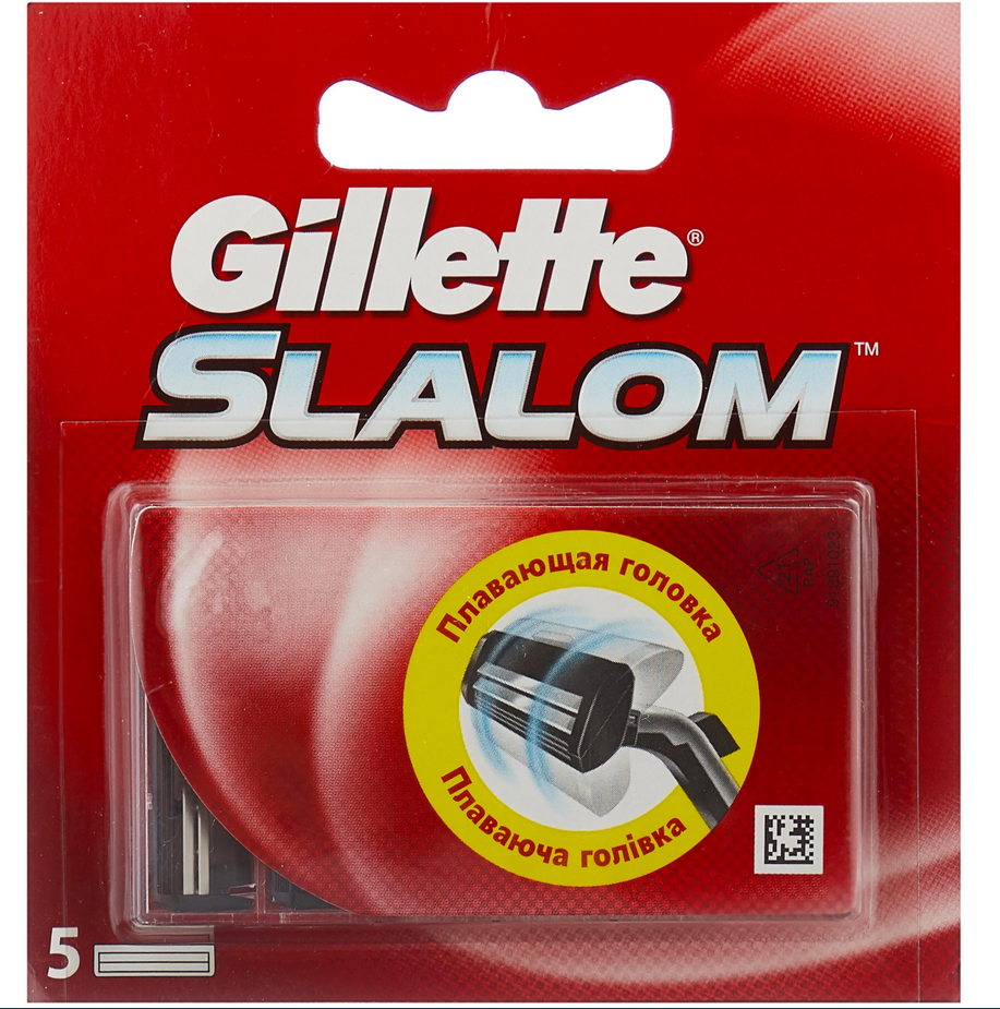 Сменные кассеты Gillette Slalom, 5 шт