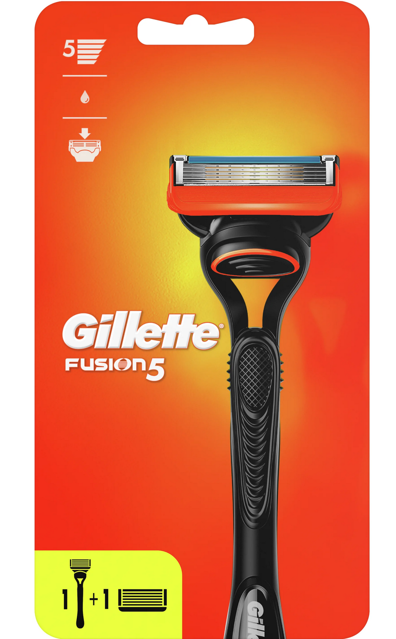 Бритвенный станок Gillette Fusion5 , сменные кассеты 1 шт. - фото 1 - id-p193421623