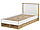 Односпальная кровать Сканди Scandi SC-К90 с ящиком белый платинум/дуб золотой, фото 2