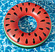 Надувной круг для плавания Арбуз, 120 (110) см, фото 6