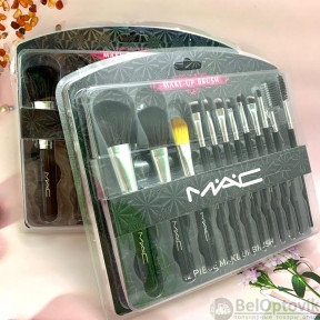 Набор кистей MAC Make Up Brush в блистере (12 шт)
