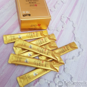 Ночная инновационная маска для кожи лица SNP (Shining Nature Purity), 4 ml Увлажняющая маска Gold Collagen на