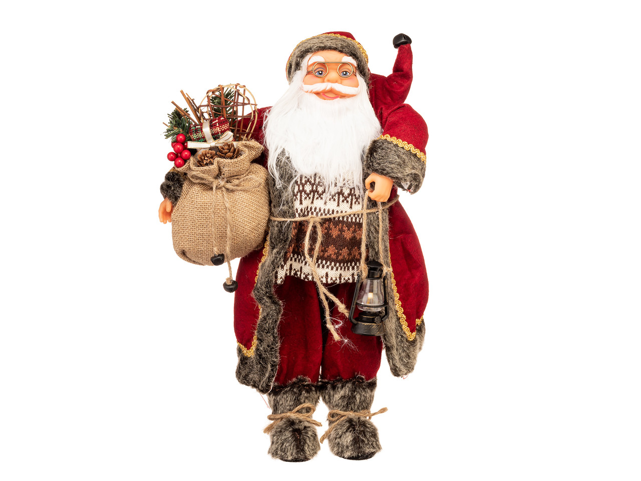 Дед Мороз - Санта Клаус новогодняя фигурка под елку (63х30х28), арт. DY-121151