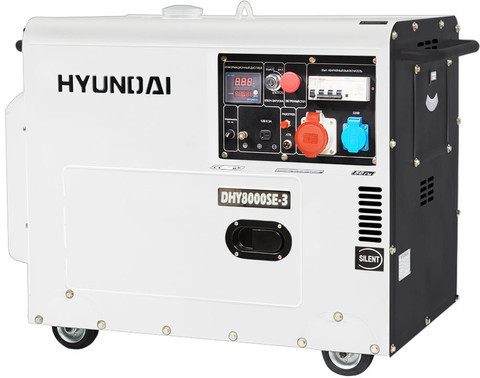Генератор (электростанция) Hyundai DHY 8000SE-3