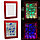 Планшет для рисования светом c разноцветной подсветкой  Magic Pad с 6 разноцветными маркерами, 8 режимов, фото 6