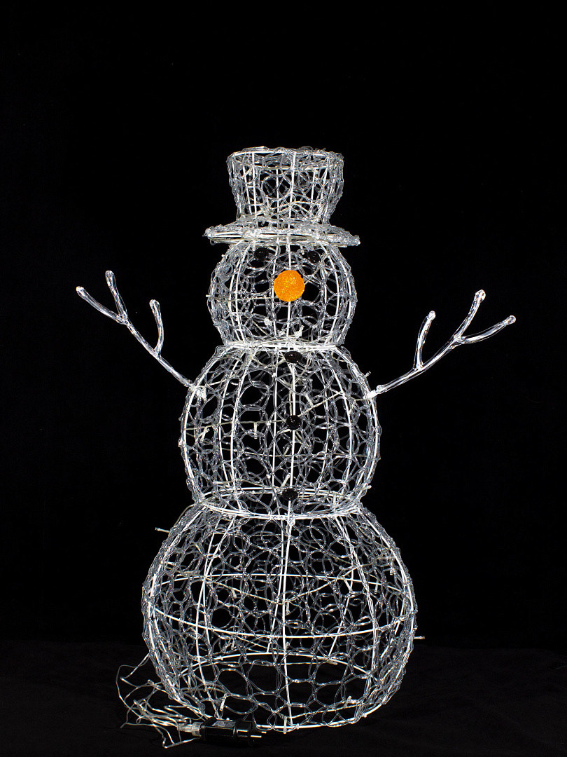 Фигура Winner Light Снеговик 51ww тепло-белый 90*50см - фото 4 - id-p193428443
