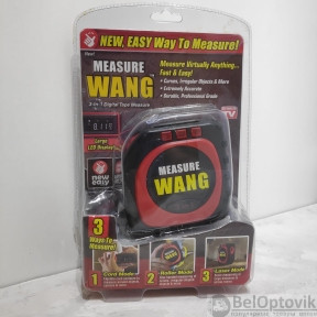Рулетка универсальная лазерная 3 в 1 Measure Wang (для замеров прямых и криволинейных поверхностей)