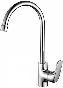 14153 Смеситель ROY д/кухни с поворот.высоким пл.изл.настол.