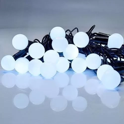 Светодиодная гирлянда "Шарики" 20 лампочек, 9 м (белый) - фото 1 - id-p168488093