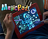 Планшет для рисования светом c разноцветной подсветкой Magic Pad с 6 разноцветными маркерами, 8 режимов подсве, фото 10