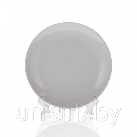 Тарелка белая под полную 10" (250 мм) в инд. кор+подставка+подвес - фото 2 - id-p193414514