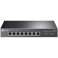 8-port Desktop 2.5G Unmanaged switch, 8 100/1G/2.5G RJ-45 ports, Fanless design, 12V/1.5A DC power supply.