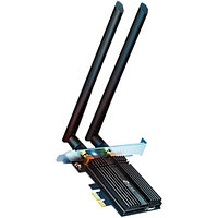 11AX 3000Mbps dual-band PCI-E adapter, 2402Mbps at 5G and 574Mbps at 2,4G, support Bluetooth 5,0, WPA2