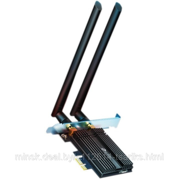11AX 3000Mbps dual-band PCI-E adapter, 2402Mbps at 5G and 574Mbps at 2,4G, support Bluetooth 5,0, WPA2 - фото 1 - id-p193461750