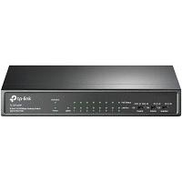 9-port 10/100Mbps unmanaged switch with 8 PoE+ ports, compliant with 802.3af/at PoE, 65W PoE budget, support