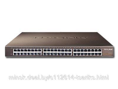 Switch TP-Link TL-SG1048, 48-Port Gigabit RJ45 10/100/1000Mbps Standard 19-inch rack-mountable steel case - фото 1 - id-p193461745