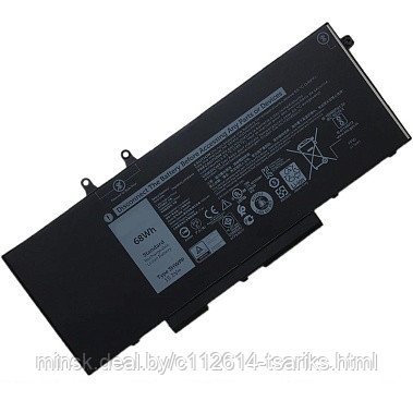 Аккумулятор для Dell Latitude 5401, 5501, 5411, 5410, 5511, Precision 3541, (3HWPP), 68Wh, 4450mAh 15.2V - фото 1 - id-p193461720