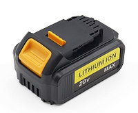 Аккумулятор для электроинструмента DeWALT DCB184, DCB184-XJ, 5000mAh, 18V (20V MAX), LED, OEM