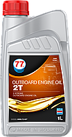 Масло лодочное полусинтетика Outboard Engine Oil 2T, двухтактное 1л