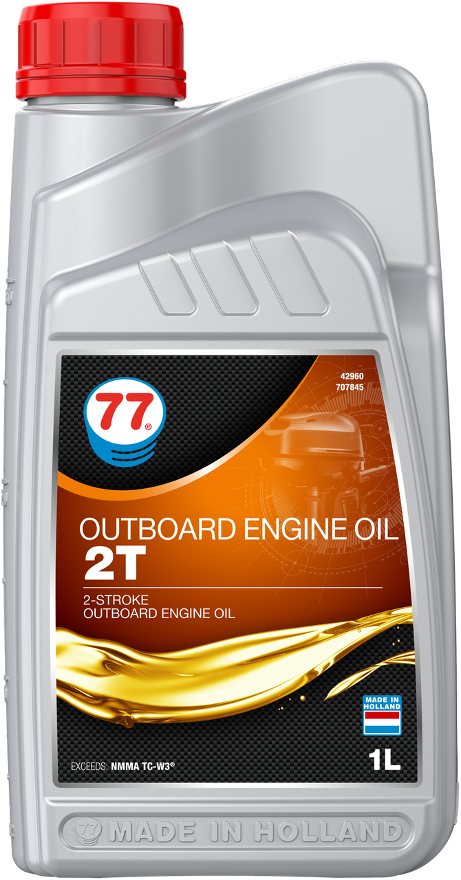 Масло лодочное полусинтетика Outboard Engine Oil 2T, двухтактное 1л - фото 1 - id-p65470450
