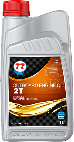 Масло лодочное полусинтетика Outboard Engine Oil 2T, двухтактное 1л, фото 2