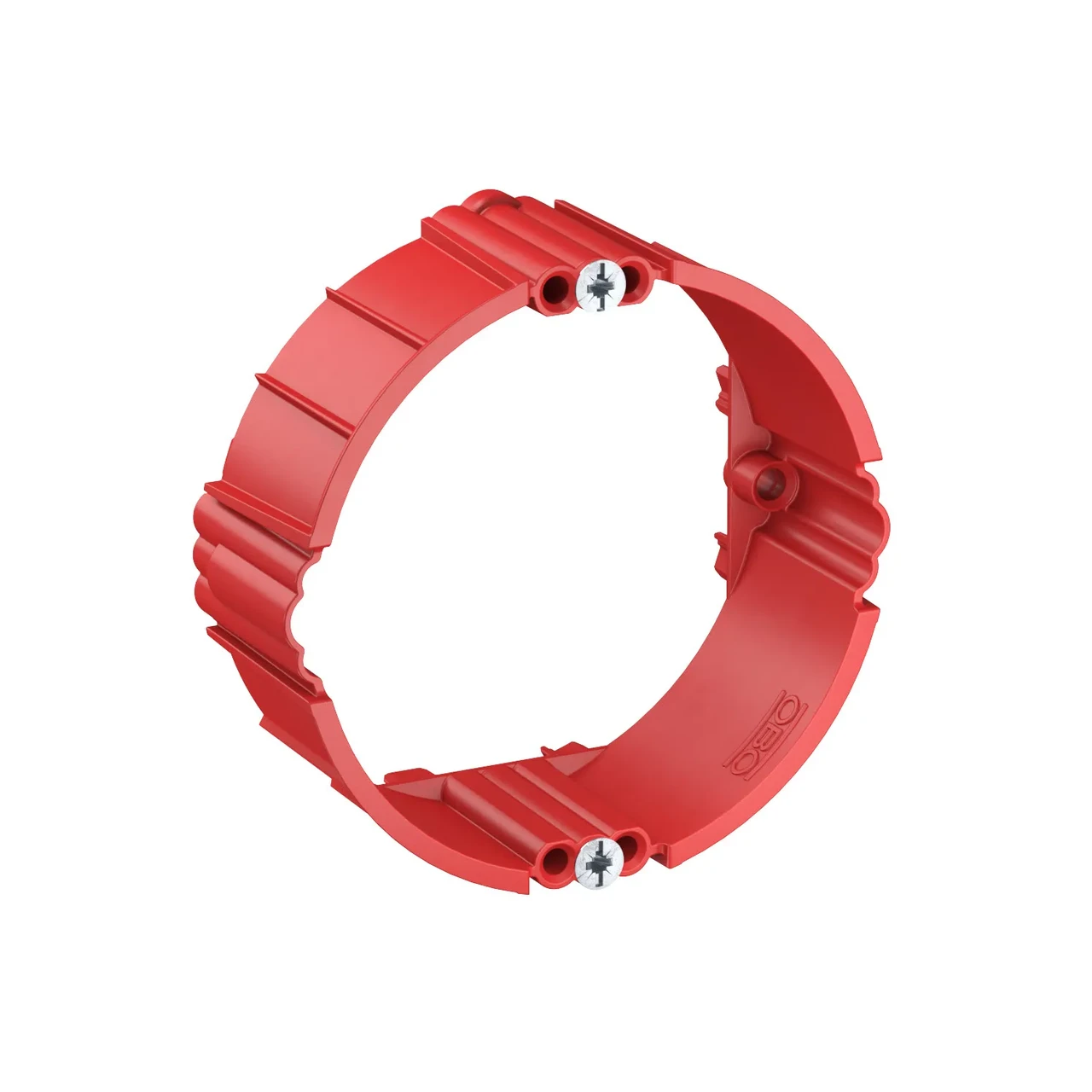 Кольцо OBO ZU 24-PR для подрозетников, для компенсации толщины ГКЛ или слоя штукатурки, 60, h=24mm, с винтами - фото 1 - id-p193464408