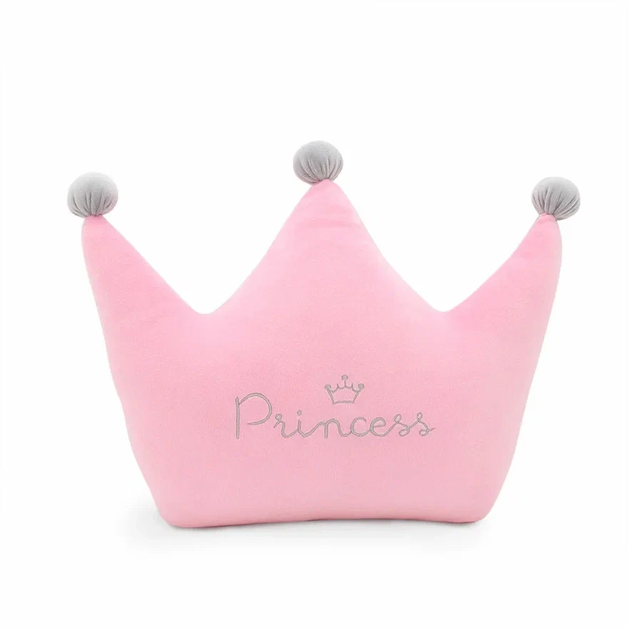 Мягкая игрушка подушка Корона розовая Princess 35 см Orange Toys - фото 1 - id-p193465218