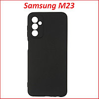 Чехол-накладка для Samsung Galaxy M23 SM-M236 (силикон) черный с защитой камеры