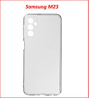 Чехол-накладка для Samsung Galaxy M23 SM-M236 (силикон) прозрачный с защитой камеры