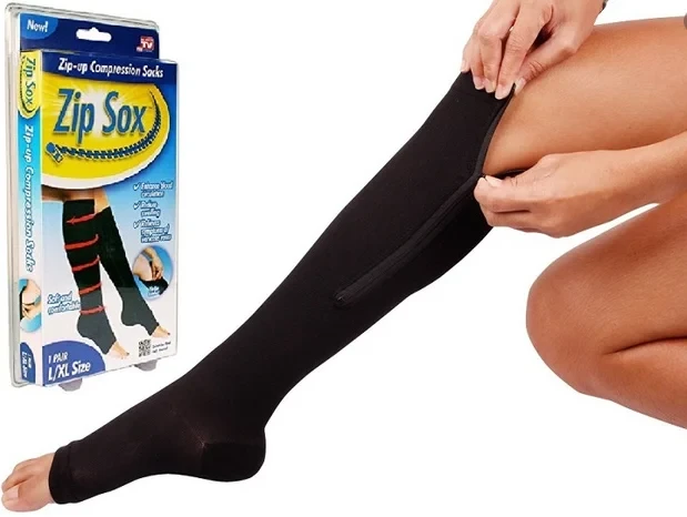 Компрессионные гольфы Zip Sox на молнии - фото 1 - id-p193478958