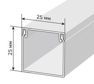 Кабель канал металлический оцинкованный ккмо 25х20х2000