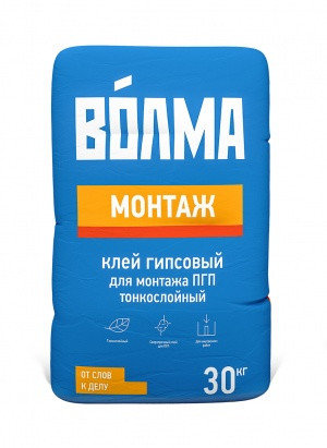 Клей для гипсовый монтажный "Волма-Монтаж" 30 кг., фото 2