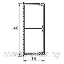 Мини-канал 40x16, 2 секции, METRA (638195) - фото 1 - id-p193479481